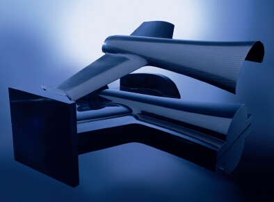 圖為T(mén)enCate Advanced Composites 公司為CAMCOPTER® S-100 項(xiàng)目開(kāi)發(fā)的工具和組件。